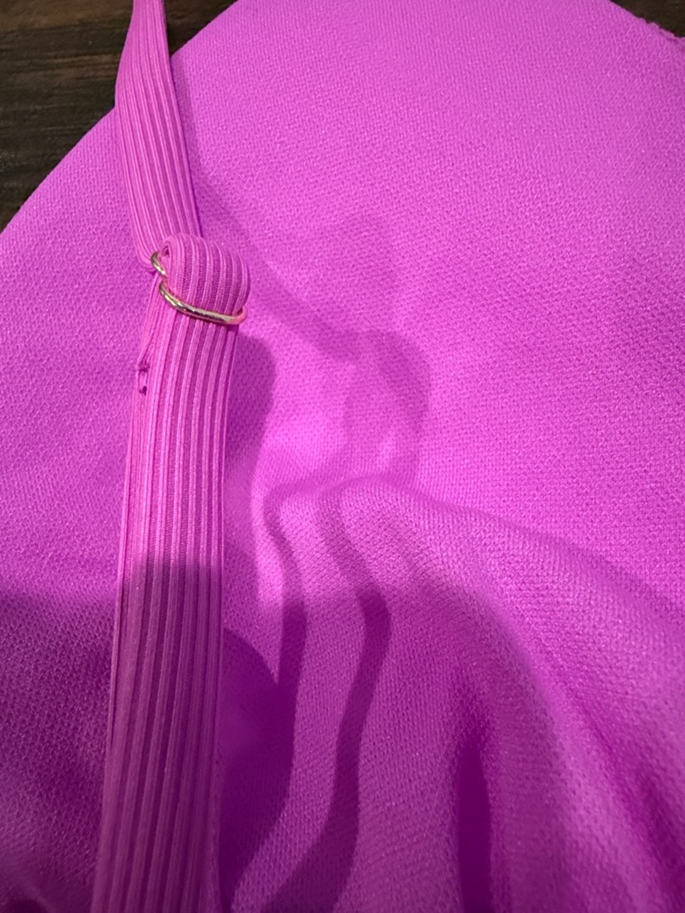 Women's Triangle ribbed Bikini Top - shade & shore XL(16) NWT - Picture 8 of 8